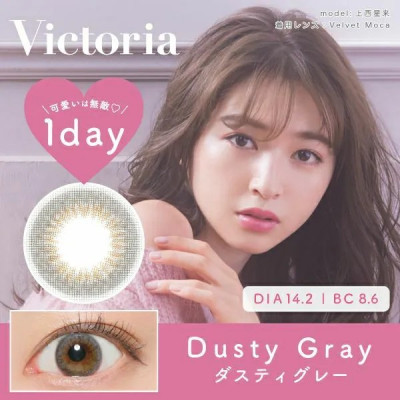 Victoria 1day – Simple Series Dusty Gray 日拋 每盒10片 (門市現貨)